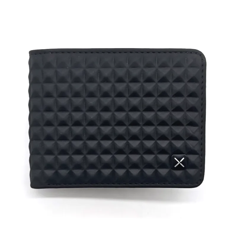 Pyramidal Projection Pu Bifold Portefeuilles pour les hommes